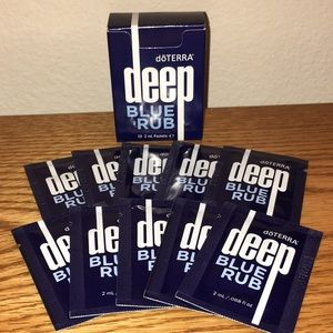 New Unopened DoTerra Deep Blue 10 pack Sample Box